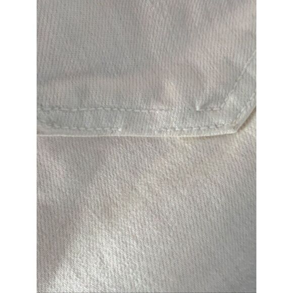 Mother The Insider Crop Step Fray in Cream Puffs Size 25 - Picture 9 of 12